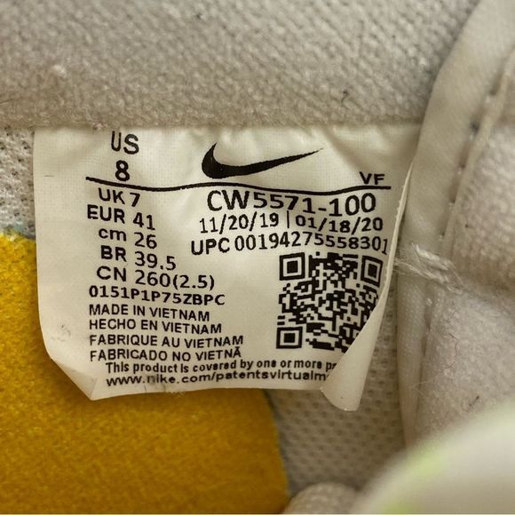 Nike Air Force 1 Low Daisy Style# CW5571-100 Men's Sneakers SZ 8 - Picture 13 of 13